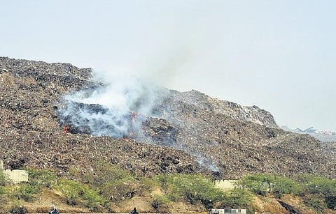 Image of landfill used for representational purpose. (Photo| Parveen Negi)