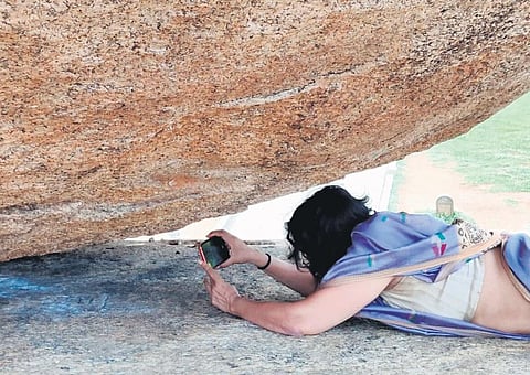 Vinita and Gandhirajan at the Butterball. (Photo | Express)