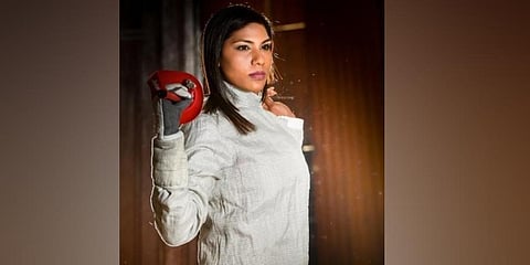 Bhavani Devi. (Photo | Twitter, @IamBhavaniDevi)