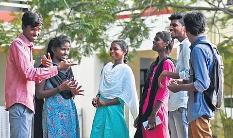 The Irular students at Madras Christian College in Chennai | Ashwin Prasath