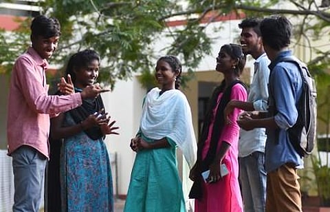 The tribal students in Madras Christian College (Photo | Ashwin Prasath, EPS)
