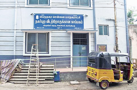 The shelter for elderly men on Stringers Road | R Satish Babu