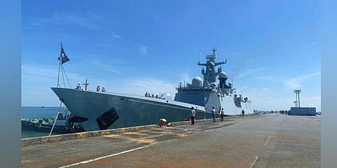 PNS Taimur. (Photo | Twitter, ThePKAffairs)