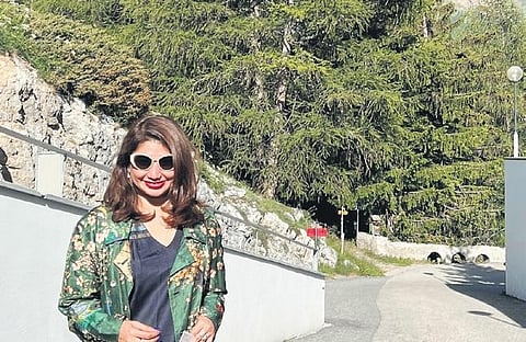 Bhavna Kakar while on a recent trip to Europe