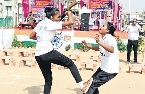 Girls from Maoist-affected reason taught self-defense at free of cost.