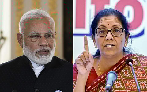 PM Modi and Finance Minister Nirmala Sitharaman have a lot to thank Narasimha Rao for. (Photo | AP/PTI)