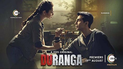 Drashti Dhami and Gulshan Devaiah in 'Duranga'.