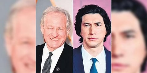 Director Michael Mann (L) and Adam Driver (R).(File)
