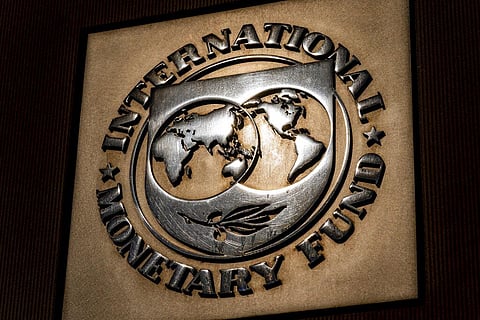The logo of the International Monetary Fund (Photo | AP)