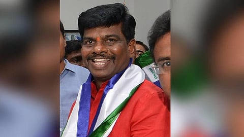 Former MP and YSRCP leader Gorantla Madhav.