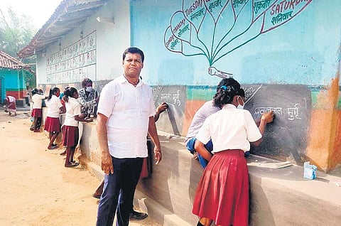 School principal Sapan Kumar now helping rural children teach their grandparents.