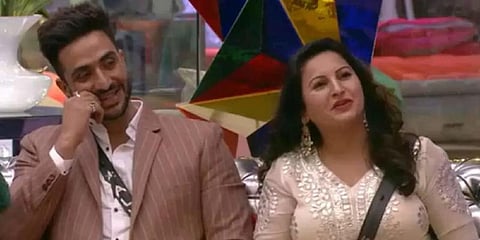 Aly Goni and Sonali Phogat in 'Bigg Boss Season 14'.