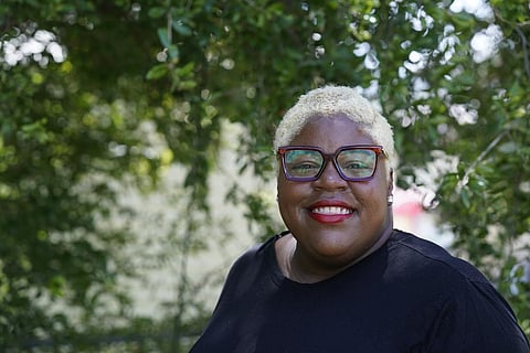 Activist Valencia Gunder poses for a photo, Wednesday, Aug. 24, 2022, at her home in Miami. (Photo | AP)