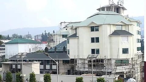 Shillong's Crowborough Hotel. (Meghalaya Legislative Assembly Channel Twitter)