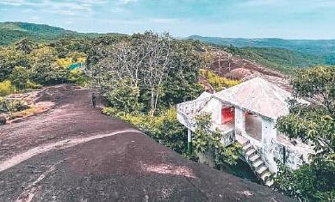 A bit of adventure for a scenic view