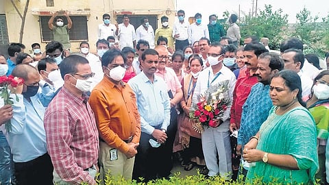 GVMC corporators at Agra corporation as a part of their study tour