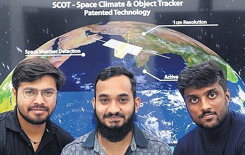 (From left) Rahul Rawat, Tanveer Ahmed and Anirudh Sharma