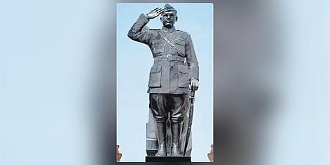 Granite statue of Netaji Subhas Chandra Bose. (File Photo)