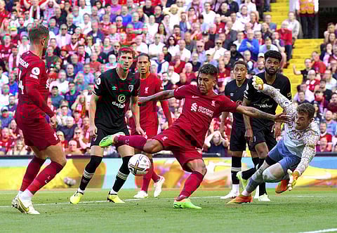 Liverpool's Roberto Firmino (Photo | AP)