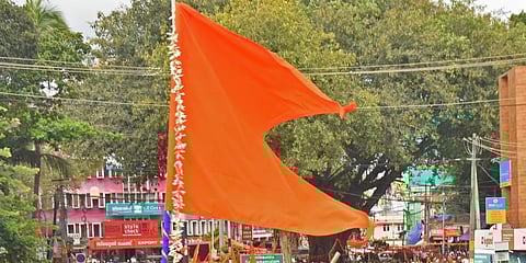 Image of a saffron flag used for representational purpose. (File Photo)