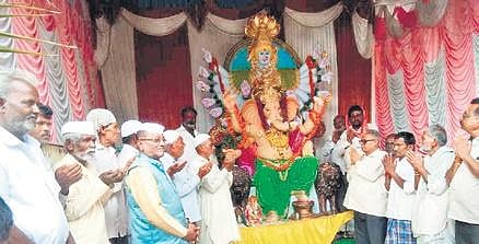 A file photo of the Ganesha festival at Kalasapur village near Gadag town