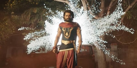 A stillfrom the Telugu film 'Bimbisara' (Photo | YouTube Screengrab)