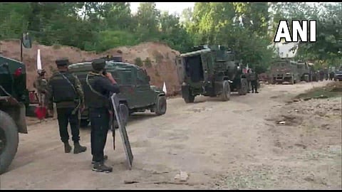 Visuals from Shopian where an encounter broke out. (Photo |ANI)