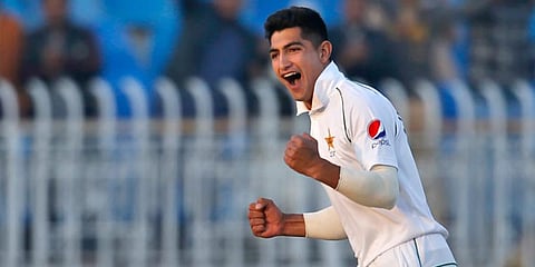 Pakistan pacer Naseem Shah (Photo | AP)