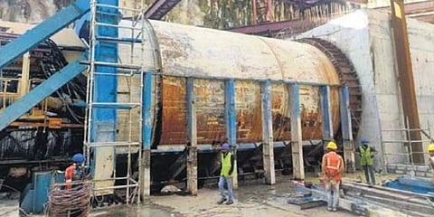 TBM ‘Urja’ began its work from Pottery Town towards Tannery Town on July 26.