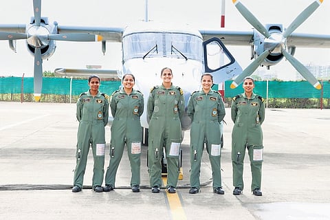 Navy called the mission unique and expects it to pave the way for women officers in the aviation cadre to assume greater responsibility. (Photo | Special Arrangement)