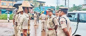 ADGP Alok Kumar reviews the law and order situation in Surathkal on Thursday