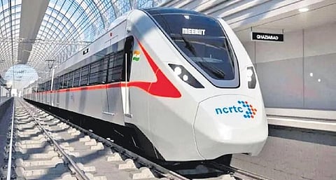 Representational image of Regional Rapid Transit System (RRTS).