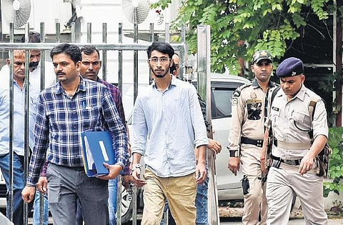 Mohsin Ahmad arrested on Sunday for his alleged links with the IS. (Photo | Parveen Negi)