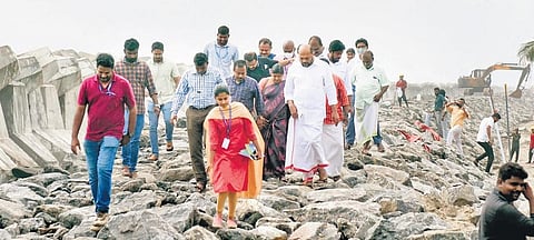 Industries Minister P Rajeeve visiting Chellanam on Sunday | Express