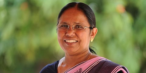 Former Kerala Health minister KK Shailaja (Photo | EPS)