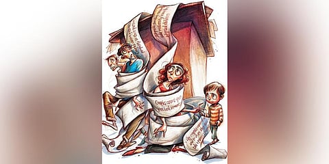 Express Illustrations | Soumyadip Sinha