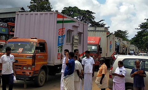 Latest scenes during Congress' 'Bharat Jodo Yatra' in Kerala. (Photo | EPS)