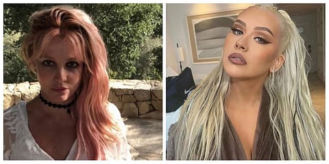 Britney Spears and Christina Aguilera