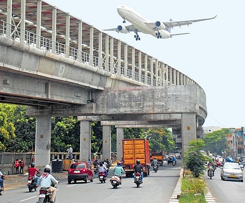 File photo of the CMRL elevated stretch | express