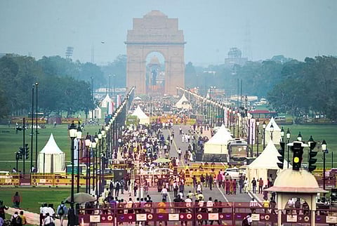 Kartavya Path. (Photo| PTI)