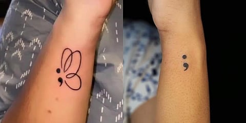 Left: Maria Elizabeth Bino. Right: Skin Deep Tattoo Studio.