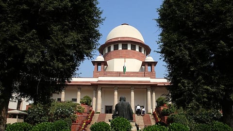 The Supreme Court of India building in New Delhi.