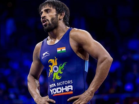 Ace Indian wrestler and Olympic medalist Bajrang Punia. (Photo | ANI)