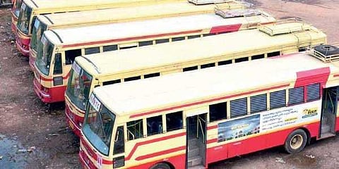 KSRTC buses (Photo | EPS)