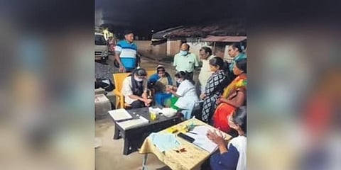 A night camp being held in Sundargarh