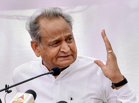 Rajasthan Chief Minister Ashok Gehlot. (File Photo | PTI)