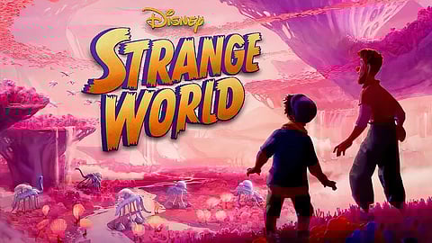 Disney's animation movie Strange World poster. (Photo | www.disney.co.uk)