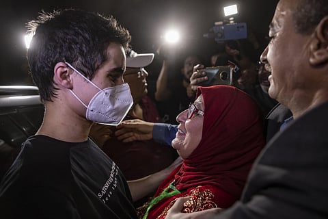 Brahim Saadoun was sentenced to death alongside two British men by the unrecognised Donetsk People's Republic (DNR) in early June. (Photo | AFP)