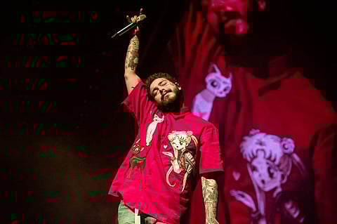 Rapper Post Malone (Photo | AFP)