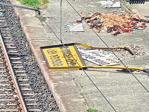 The scene at Sambalpur Road railway station after the demolition drive | Express